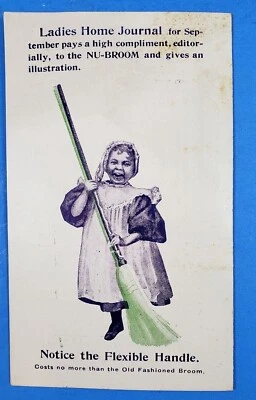 Cartão comercial bi pasta canudos Nu-Broom alça flexível Boston - Imagem 1 de 4