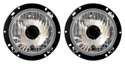 2x Scheinwerfer H4 Rund Traktor Lampe Deutz 07 DX Agroprima Agrostar Agrocompact - Bild 1 von 4