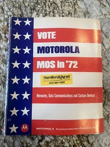 Motorola MOS In 1972 IC Silicon Chip Data Catalog Design Guide Retro Computer - Bild 1 von 9
