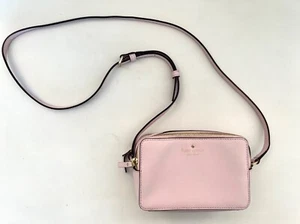 KATE SPADE ROSA LEDER CROSSBODY SCHULTERTASCHE, GOLD HARDWARE, KLEIN, REISSVERSCHLUSS - Bild 1 von 5
