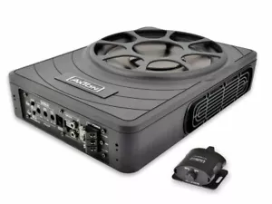 AXTON ATB25P Flat-Aktivsubwoofer 25 cm mit Passivmembran Untersitzbass 180 Watt - Bild 1 von 6