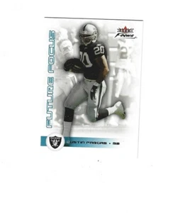 Justin Fargas 2003 radiocontrol Fleer Focus #156/699 Oakland Raiders - Imagen 1 de 2