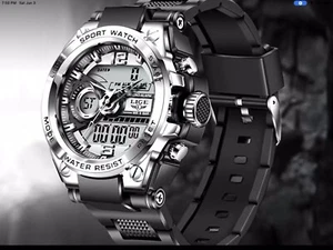 LIGE / Men Waterproof Sports Tactical Mens Digital Wrist Watche LIGE BRAND - Picture 1 of 9