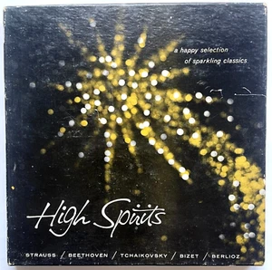 "HIGH SPIRITS" STRAUSS BEETHOVEN TCHAIKOVSKY REEL TO REEL 4 TRACK TAPE 7 1/2 IPS - Picture 1 of 2