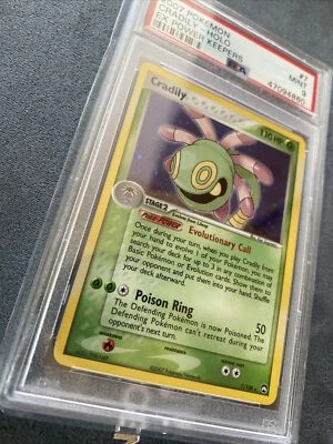 PSA 9 ERROR Cradily Holo 7/108 EX Power Keepers Ink Blot - Image 1 of 4