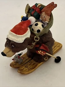 Hallmark Ornament 2004 Downhill Delivery Bear Neu - Bild 1 von 5