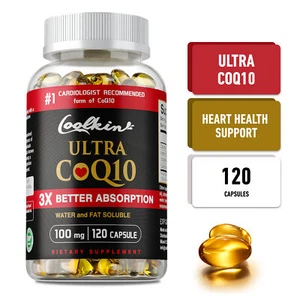 Ultra CoQ10 100mg - Promotes Heart Health, Cardiovascular Health Support - Picture 1 of 8