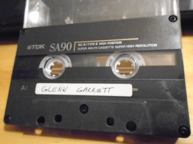 MEGA RARE Glenn Garrett DEMO CASSETTE TAPE christian rock '90s UNRELEASED Fire ! Foto 1 de 1