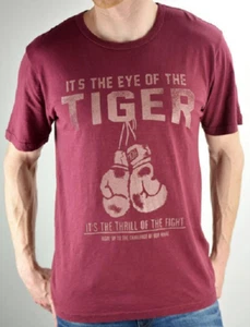 Lyric Culture 'Eye of Tiger' Burgundy Tee, Siz XL, MSRP $48 - Picture 1 of 1