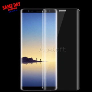 Full Clear 9H 3D Tempered Glass Screen Protector Saver for Samsung Galaxy Note 8 - Picture 1 of 1