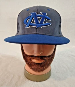 Cappello berretto palla 9D4 North Carolina Baseball Academy grigio aderente S/M 6 7/8 - 7 3/8 - Foto 1 di 8