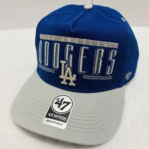 '47 Brand Los Angeles Dodgers Cooperstown Hitch Snapback Hat Cap Adjustable Blue - Picture 1 of 6