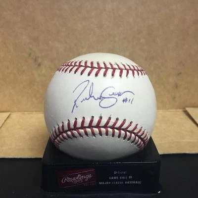 RICHIE SEXSON INDIANS/YANKEES/BREWERS SIGNED M.L. BASEBALL W/COA - Image 1 of 2