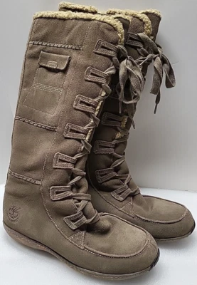 Timberland Earthkeepers Granby Botas Altas con Cordones Cremallera Gamuza Tostadas Para Mujer Talla 8 Usadas en Excelente Condición Foto 1 de 4