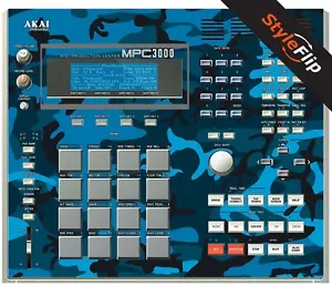 Akai MPC 3000 | Blau tarnfarben | Schutzaufkleber | StyleFlip Skins - Bild 1 von 1