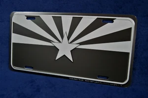 ARIZONA TAKTISCHE FLAGGE - * HERGESTELLT IN DEN USA * geprägtes Metall Nummernschild Auto LKW Anhänger - Bild 1 von 9