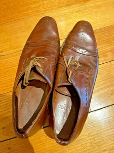 Redwood Men's Italian Oxford Lace Up Dressy Shoes Brown designer mr porter - Picture 1 of 1