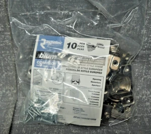 Blum 105 Grados Compacto 38N Serie 1/2" Superposición Bisagra de Gabinete a Tornillo - Paquete de 10 - Imagen 1 de 6