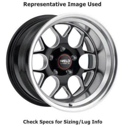 Weld Racing S11071173425 Solana 17"x11" Wheel, 5x127 Bolt Pattern - Gloss Black - Image 1 of 3