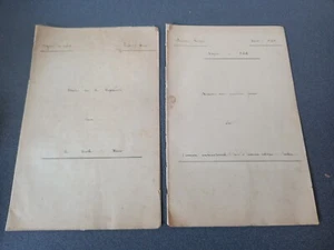 2 Manuscritos Sahel Sudán Francesa Cercle De Nioro Clave Sur La Imperdible 1894 - Bild 1 von 24