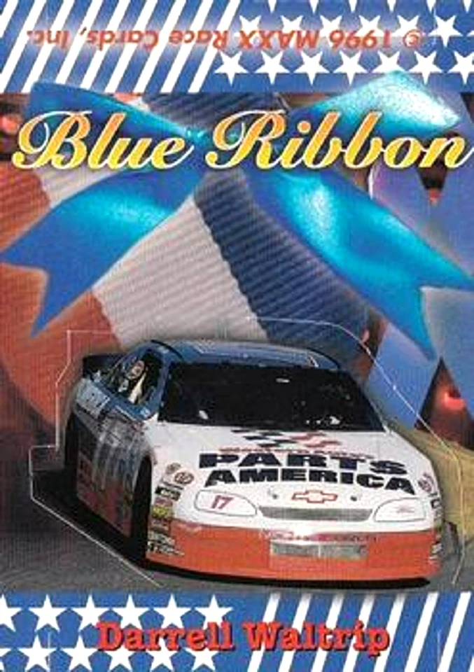 1996 Maxx Made in America Blue Ribbon #BR11 Darrell Waltrip HOF - Image 1 of 1