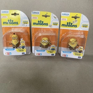 Lot 3 Figurines Neuve Moi moche et méchant Lot De 3 Minions Minion Kevin Bob - Picture 1 of 6