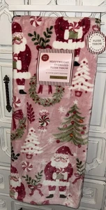 NWT Merry Little Home Pink Christmas Blanket 60X70 Pink Oversized Plush Throw - Picture 1 of 12