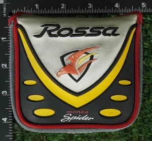 TAYLORMADE ROSSA MONZA SPIDER MALLET PUTTER HEADCOVER MAGNETIC GRAY/BLACK/YELLOW - Picture 1 of 7