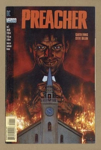 Preacher 1A Fabry en muy buen estado/buen estado 5,0 1995 primera aplicación. Reverendo Jesse Custer - Imagen 1 de 2