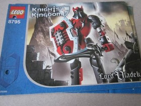 Lego Building Instructions Instruction 8795 Knights Kingdom Lord Vladek