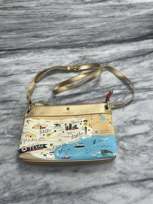 Spartina 449 Texas Map Crossbody Bag - Image 1 of 4