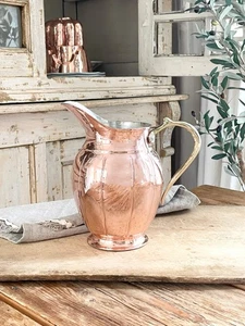 CMK Vintage Inspired Copper Large Pitcher - Picture 1 of 5