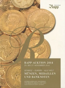 RAPP-Auktion 2014: Münzen, Medaillen und Banknoten - Bild 1 von 1