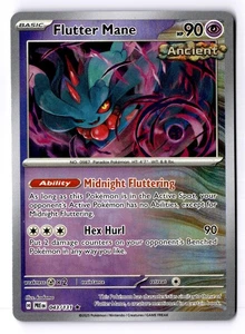 Flutter Mane (patrón Poke Ball) raro SV: Prismatic Evolutions 043/131 - Imagen 1 de 2
