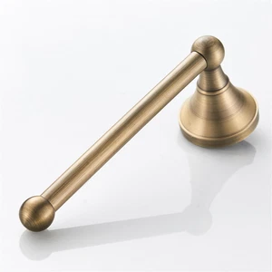 Toilet Roll Holder without Cover Antique Brass Bathroom Paper Tissue Bar Wall... - Picture 1 of 12