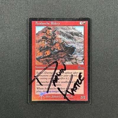WOTC MTG (1993-99) Avalanche Riders Darwin Kastle Auto - Urza's Legacy #74/143 - Image 1 of 4