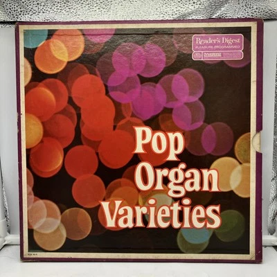 Vinyl Record 33 album LP 12" vtg music BOX SET of 4 Readers Digest Pop Organ USA - Image 1 of 4