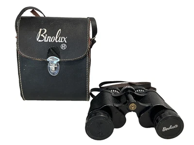 Binolux Binoculars 7 x 35 Vintage Japan 578ft at 1000yds Case Included - Image 1 of 4