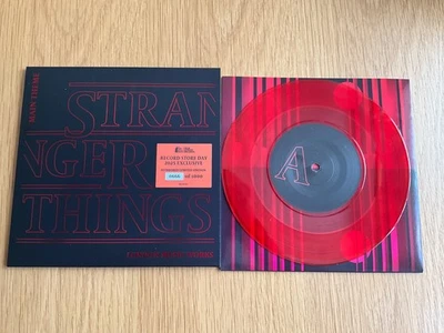 Stranger Things OST New RSD 2025 Red Vinyl 7” Uniquely Numbered 666 of 1000 - Image 1 of 2