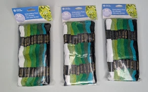 (108) Baumwolle Knäuel Mäntel & Clark Stickgarn grün 8,75 Yard jedes Set Nähen - Bild 1 von 5