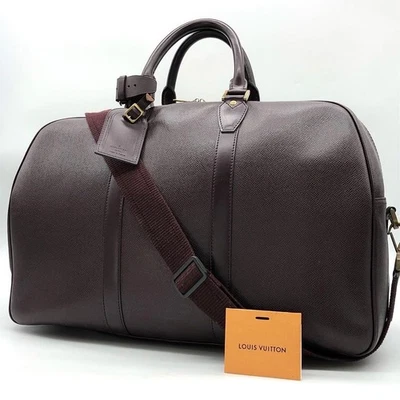 Bolso de hombro Louis Vuitton Boston bidireccional Kendall PM cuero acajou M30126 Foto 1 de 4