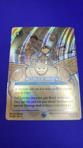 2024 Disney Lorcana Azurite Sea We Could Be Immortals Enchanted SP 219/204 #219 - Picture 1 of 2