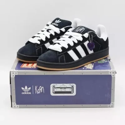 Adidas Korn Originals Campus '00s Black White Gum Men's and Women's--IG0792