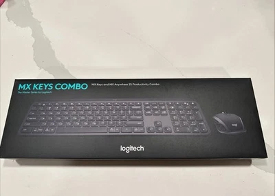 Logitech MX Keys And MX Anywhere 2S Productivity Combo Wireless Keyboard Mouse - Image 1 of 2