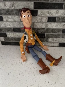 Disney Pixar Toy Story sprechender Woody 15 Zoll Zugschnur Puppe ohne Hut Thinkway funktioniert - Bild 1 von 22