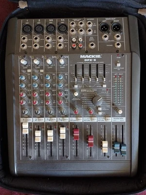 Mackie DFX-6 Compact Mixer With EFX 6x2 Compact Mixer  With Carry Case  - Image 1 of 4