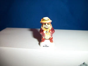 CHIP in BOMBER JACKET RESCUE RANGERS Mini Figurine FRENCH Porcelain FEVES & DALE - Picture 1 of 5