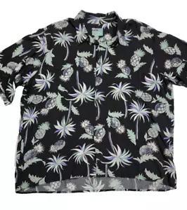 Vintage Reyn Spooner Hawaiian Palm Tree Pinapples Button-Up Men's XXL - Picture 1 of 6