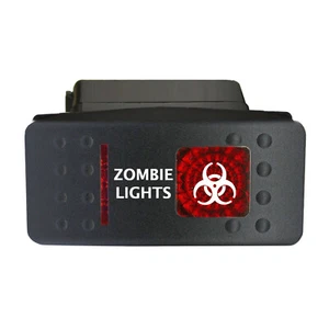 Interruptor basculante LED ROJO LUCES ZOMBIE 506SR para POLARIS RZR XP1000 Ranger ON/OFF - Imagen 1 de 1