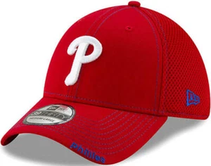 New Era Herren MED-LG Philadelphia Phillies rot neo 39THIRTY flexibel sitzende Mütze Kappe - Bild 1 von 3
